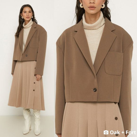 Oversized Cropped (Blazer) Jacket (JACKET 4562) - Picture 3 of 7